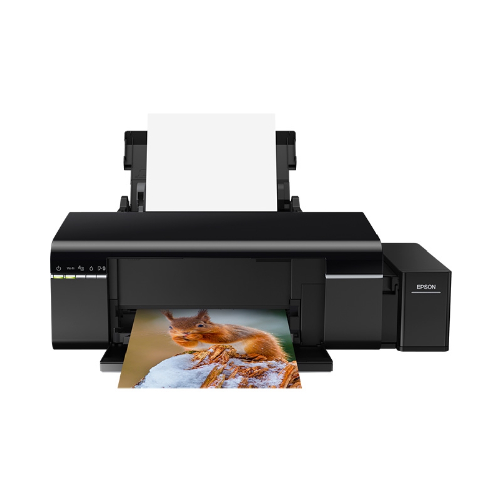 impresora epson ecotank l805 - imprime cd,dvd, wifi, 6 colores
