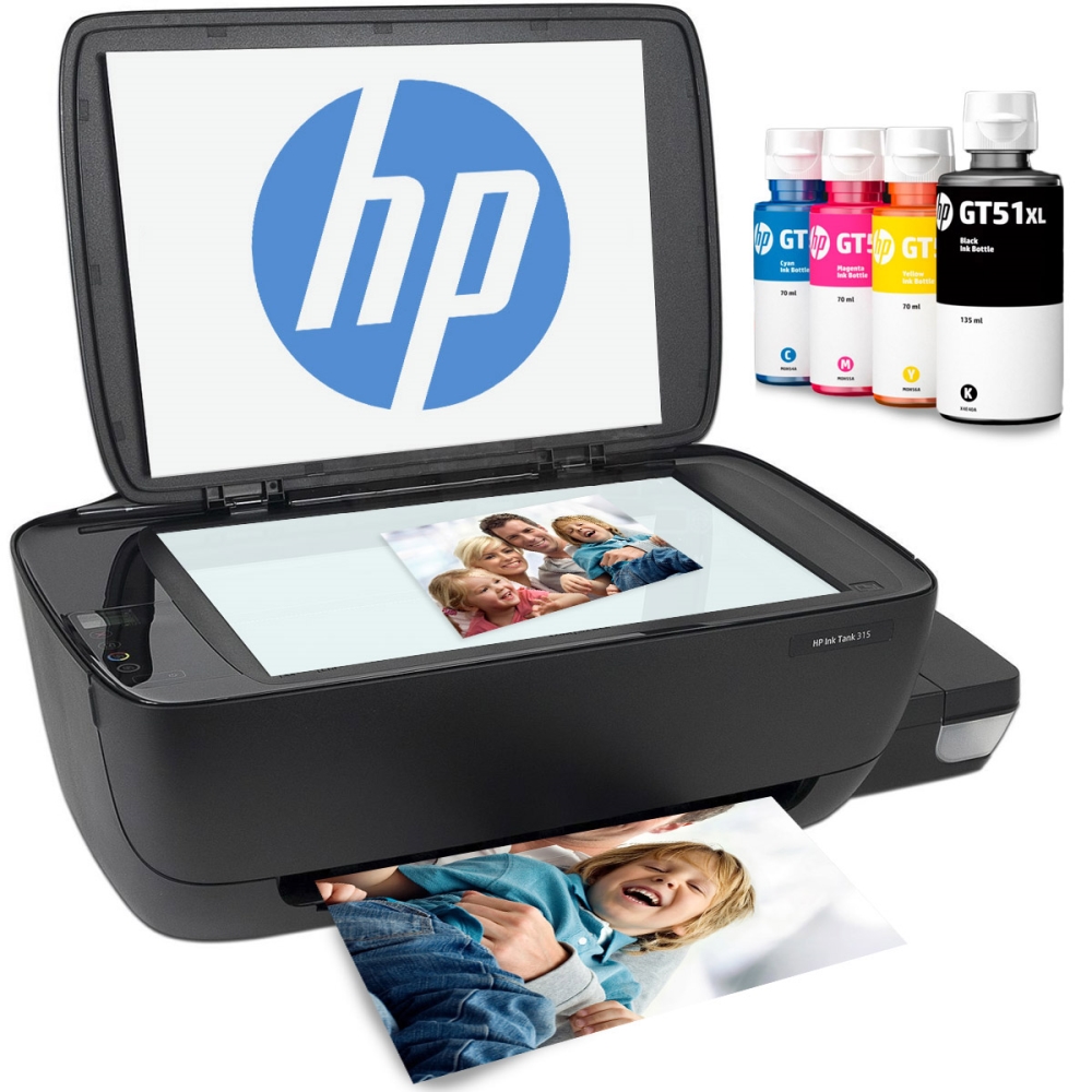 impresora multifuncional hp ink tank 315, usb