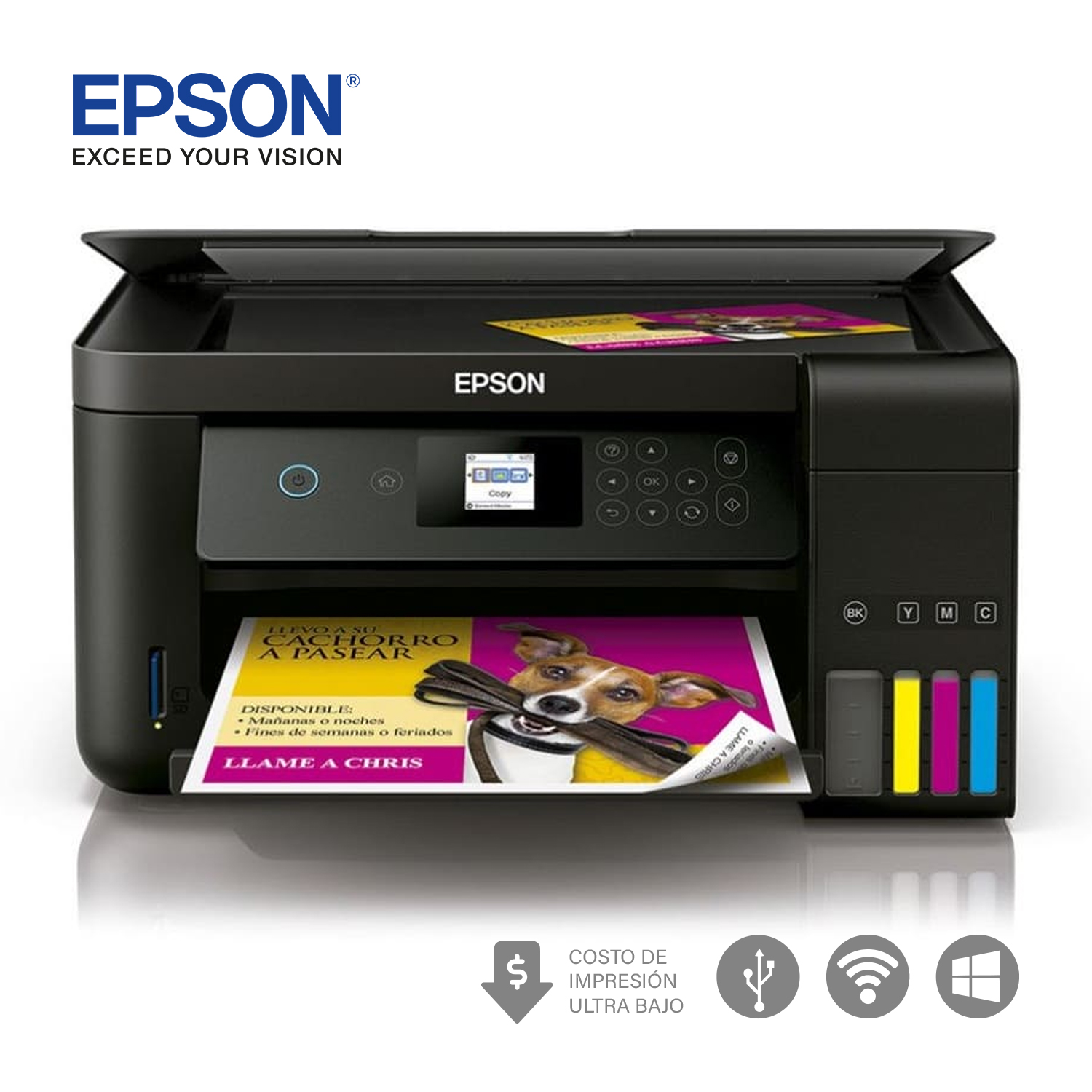 Epson Impresora Multifuncional Ecotank L4160 Wi-Fi Direct Im | Knasta Chile