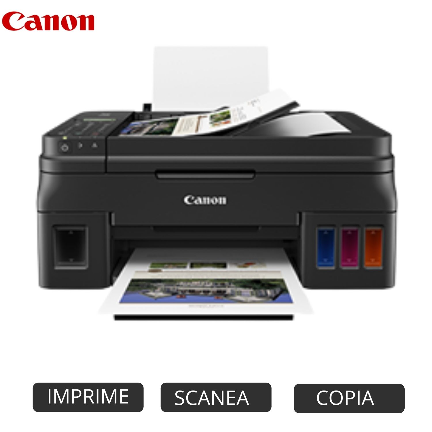 Impresora Multifuncional Canon Pixma G4100, Wi-Fi, Scaner | Knasta Chile