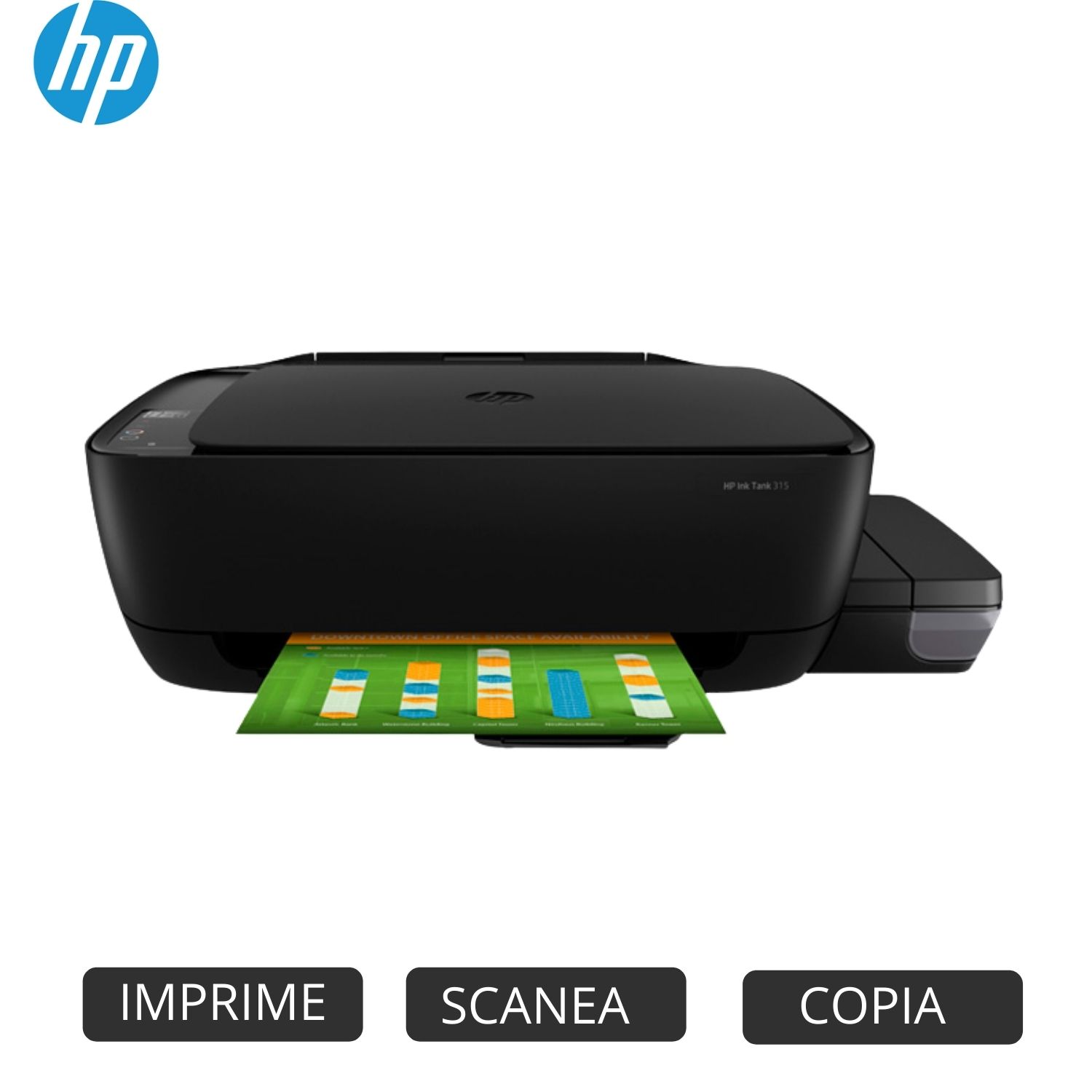 Impresora Multifuncional Con Tanque De Tinta Hp 315, Imprime | Knasta Chile