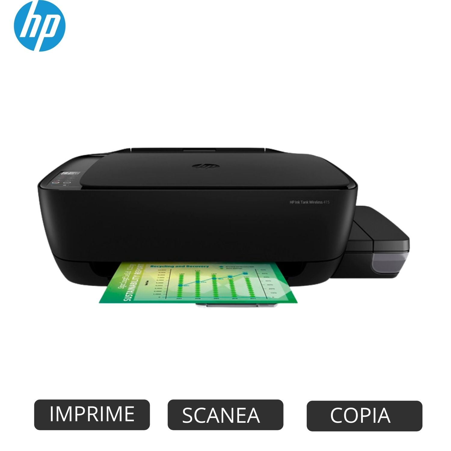 Impresora Multifuncional Hp Ink Tank Wireless 415 Wireless - | Knasta Chile